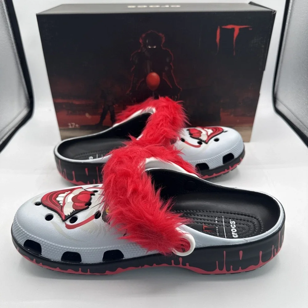 Crocs IT Chapter 2 Pennywise Face Classic Clogs Adult Men's Size 10 New With Box